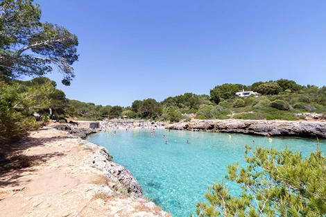 Stranden ved Cala Sa Nau