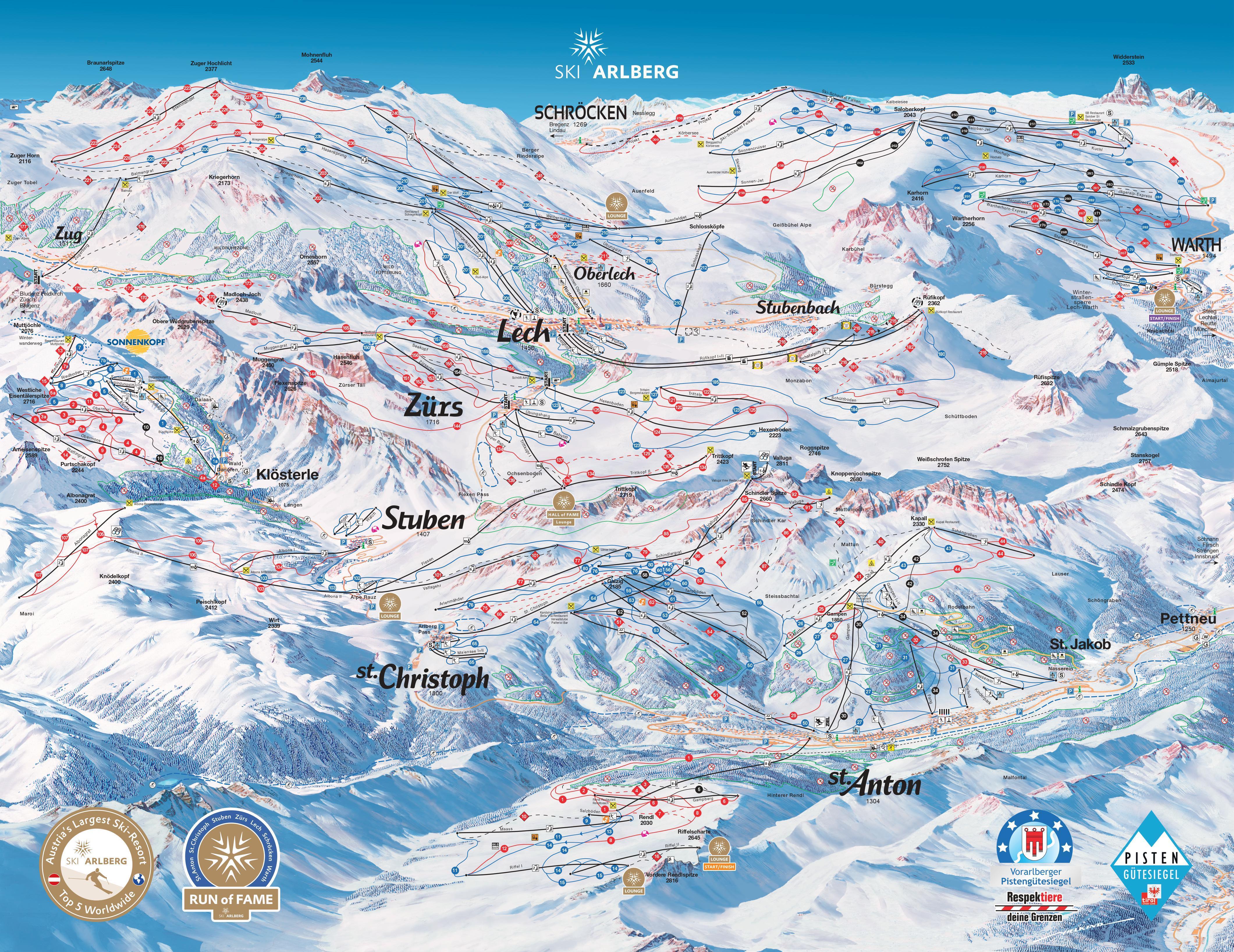 Arlberg Skiregion